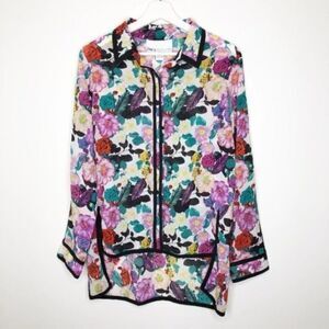 BAR III FRONT ROW Floral Blouse 